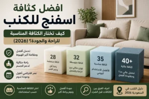 افضل كثافة اسفنج للكنب في السعودية
