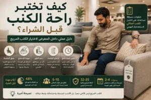 اختبار راحة الكنب قبل الشراء