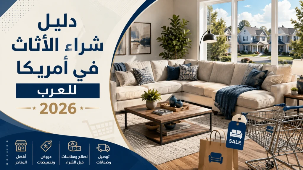 دليل شراء الأثاث والكنب في أمريكا للعرب مع أفضل متاجر الأثاث الأمريكية